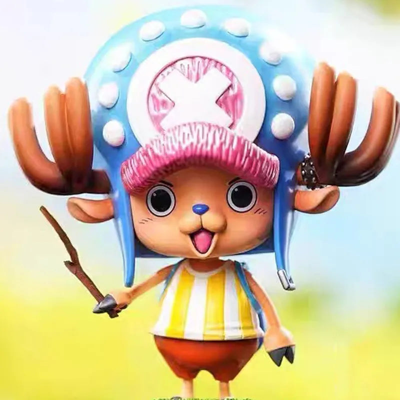 One Piece Post 2 Years Q Version Tony Tony Chopper Figure Trendy Collectible Desktop Computer Case Decor Ornament For Anime Fans