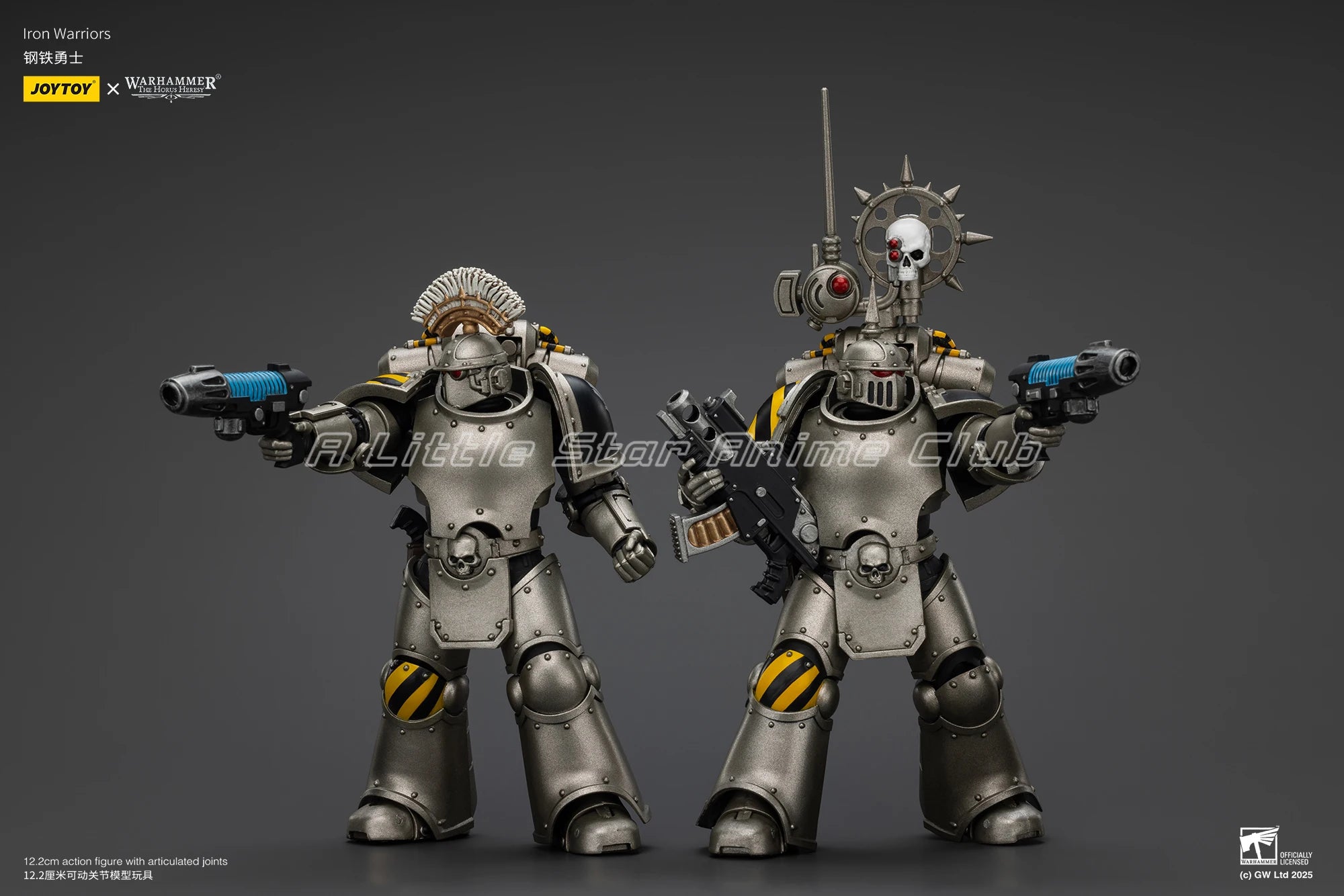 JOYTOY 1/18 Action Figure Warhammer The Horus Heresy Lron Warriors MKlll Tactical Sergeant Animation