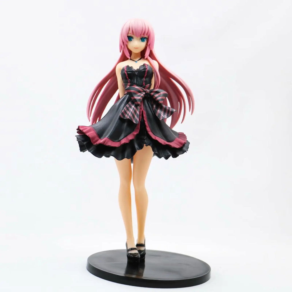 23cm Dress Series Luka Megurine & Hatsune Miku Anime Figure Model Statue Collection Desktop Decoration Ornament Toys Gifts