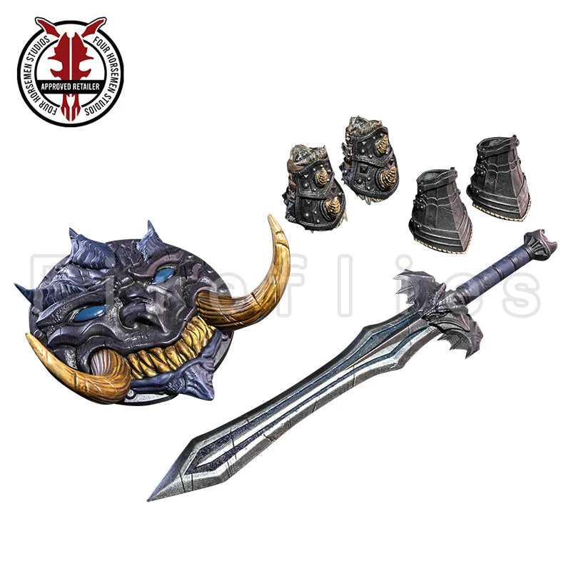 1/12 6inches Four Horsemen Studio Mythic Legions Action Figure All-Stars 6 Berodach Anime Toy