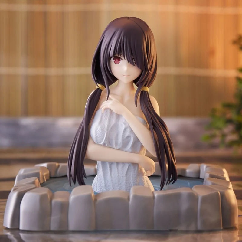New Original Date A Live Hot Spring Tokisaki Kurumi Megumi Kato Sawamura Series Anime Figure Model Desktop Ornament Toys Gift