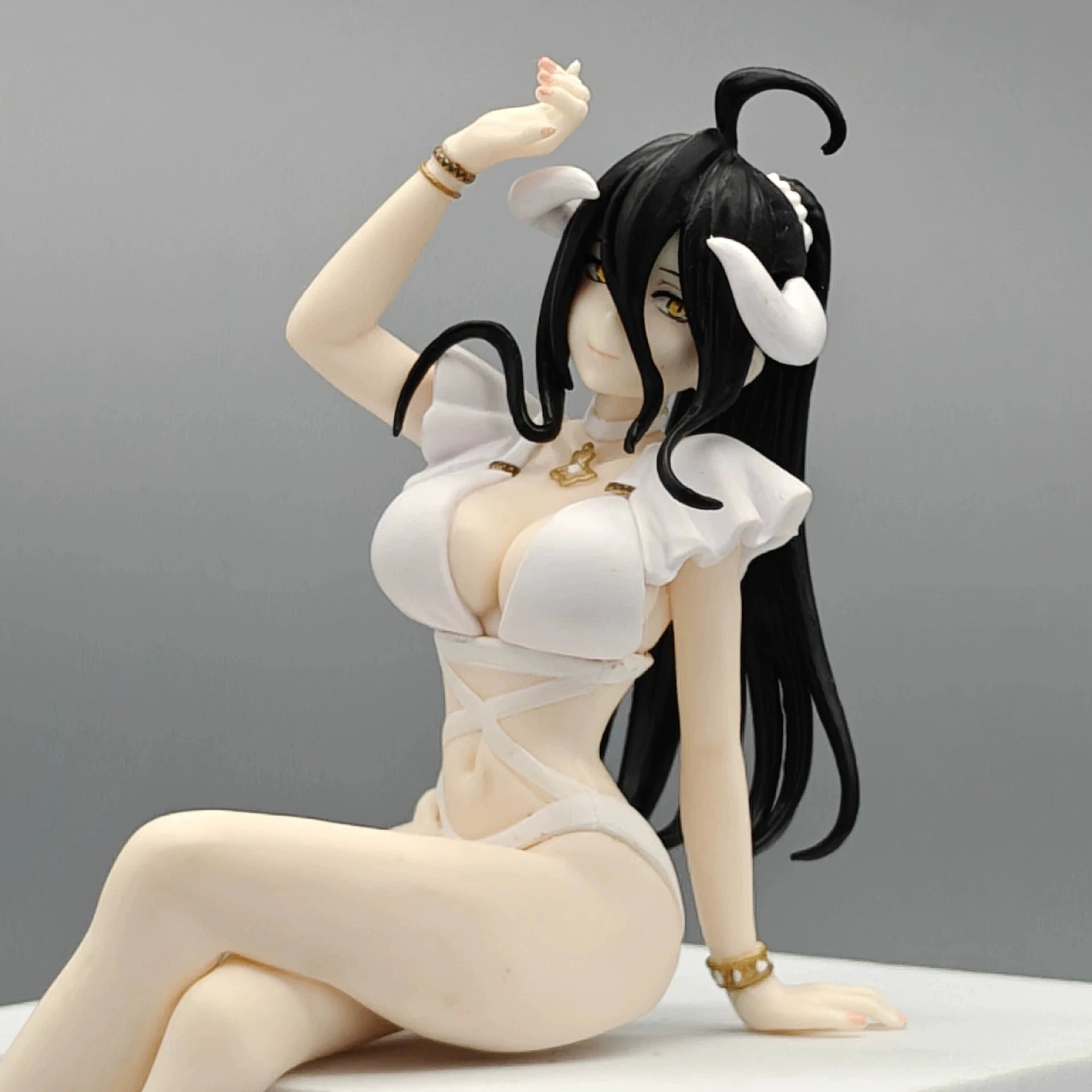 Overlord Albedo Bunny Girl Swimsuit PVC Anime Action Figures Model Collection Ornament Anime Cartoon Model Toy Gifts