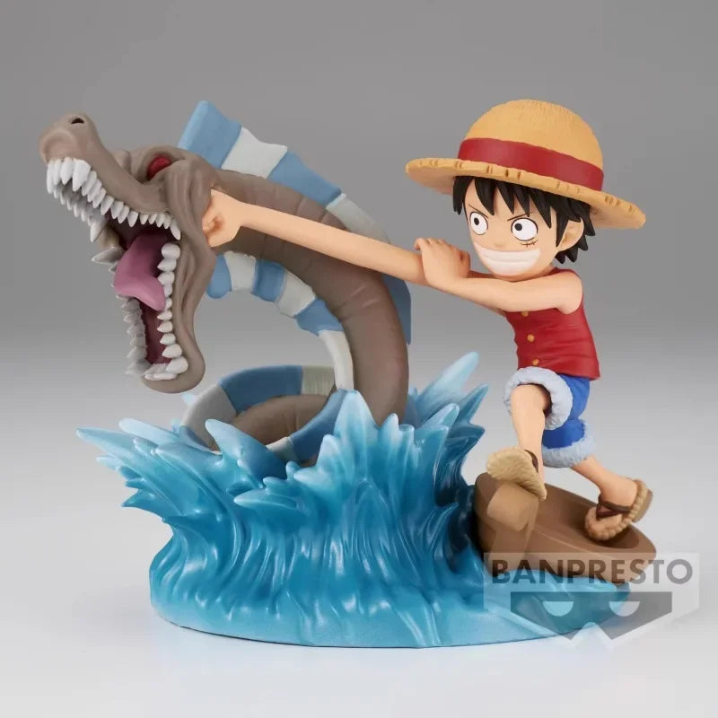 Bandai Original ONE PIECE Anime-Figur Luffy, Herr der Küste, Actionfigur, Spielzeug für Jungen und Mädchen, Weihnachtsgeschenk, Sammlermodell