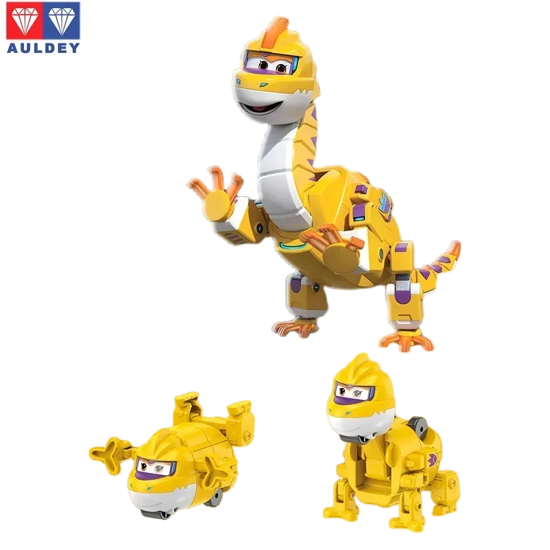 Genuine Auldey Super Wings Series, Pointy Dino Giant Transforming FirefighterKids Educational Robot Toy Kids Interactive Toy Set
