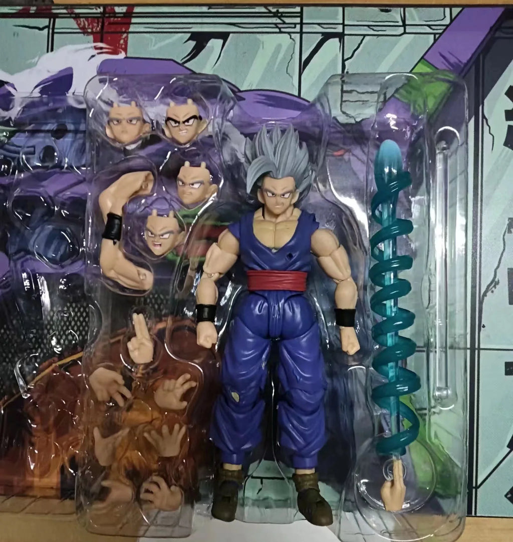 New Dragon Ball Shf Black Goku Saiyan Zamasu Pink-Jointed Action Figure Model Figurine Anime Collection Decoration Model Toys