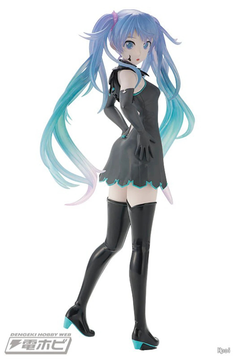 21CM Anime Hatsune Miku Project Ghost Hatsune Miku Black Dress Lolita Model Toy Gift Collection Aciton Figure