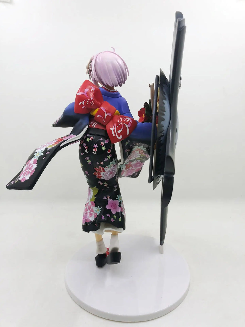 27CM Anime Fate/Grand Order Mash Kyrielight Figure 1/7 Grand New Year Kimono Dress Up Model Toy Gift Collection Action Figure