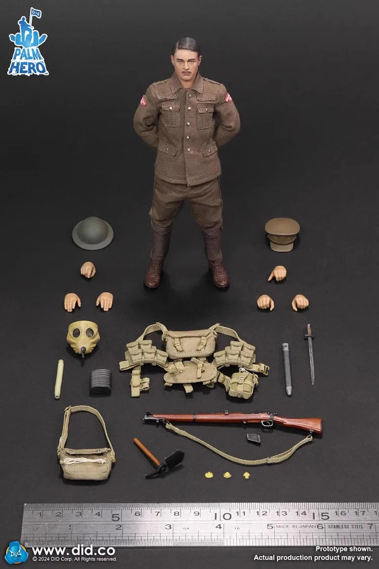 DID XB80028 1/12 Male Soldier British Infantry Albert Brown Full Set 6'' Action Figure Model Toy In Stock