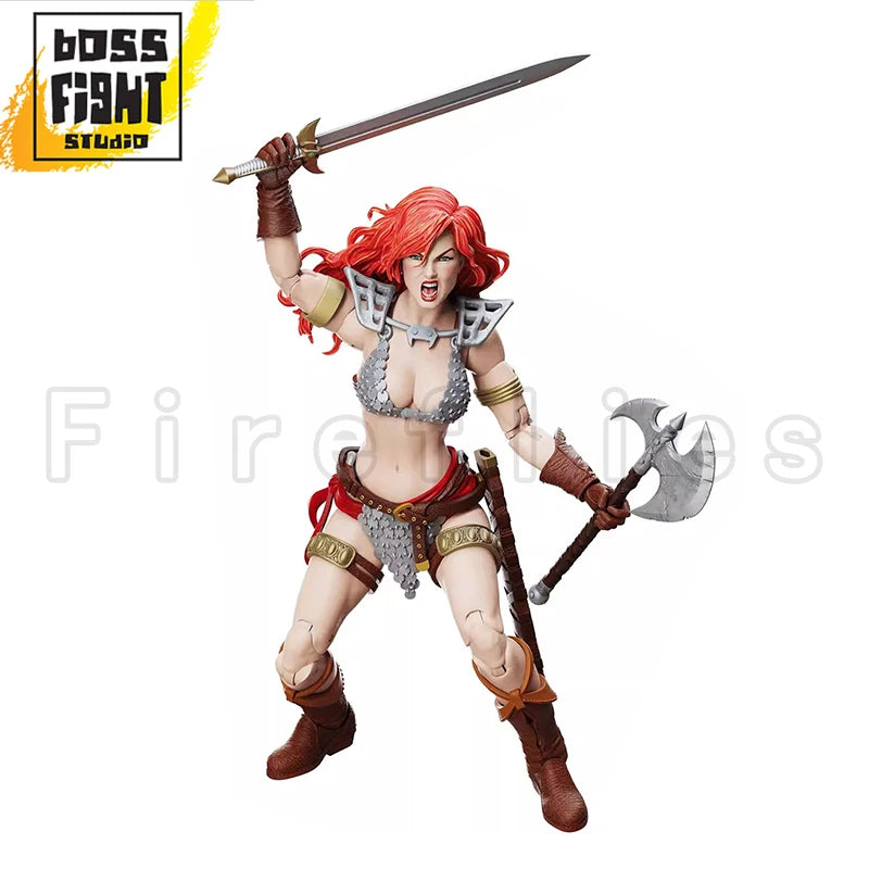 1/12 6-инчова фигурка Boss Fight Studio, Червена Соня, 50-та годишнина, EPIC HACKS, аниме колекция, модел играчка