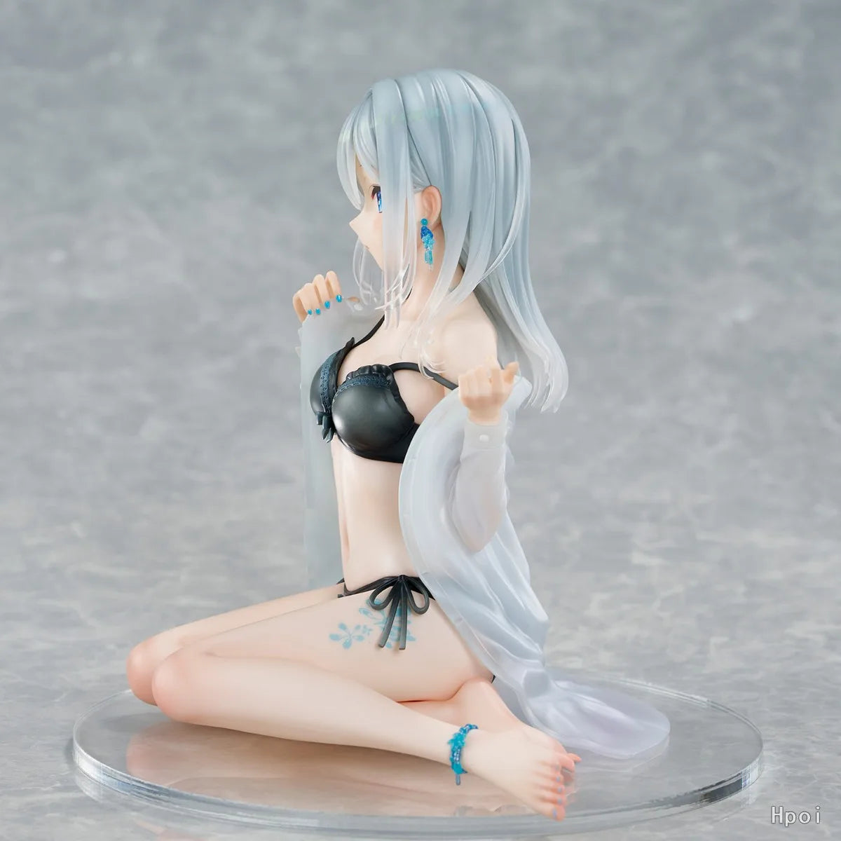 +In Stock Original UnionCreative Okigae Silver Hair - Sky Blue Morning - Limited Costume Ver 15cm Anime Figures Toys Ornaments
