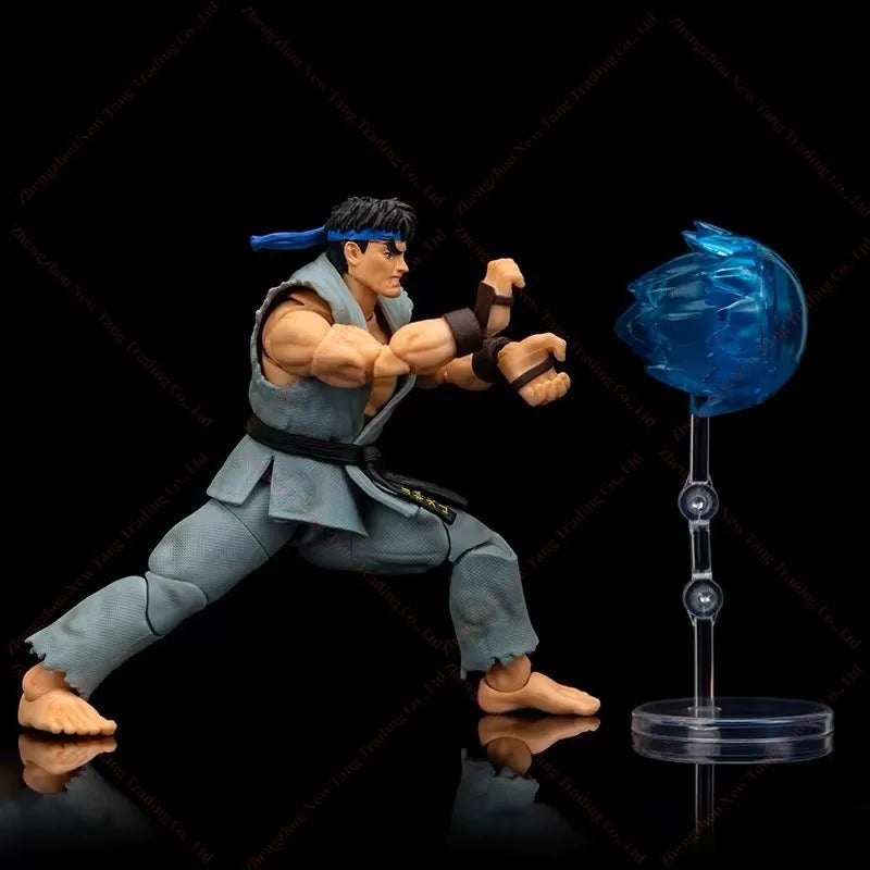 Original Jada Toys Ultra Street Fighter II The Final Challengers Grey Ryu In Stock Anime Action Collection Figures Model Toys