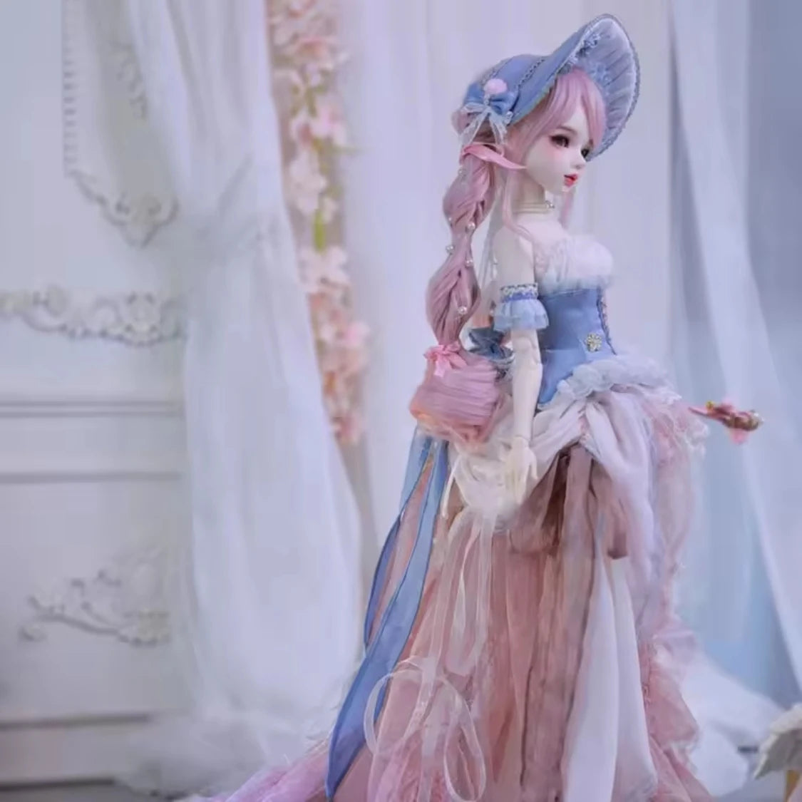 Articulated BJD Doll Set / Fair Skin TPE Body + Metal Frame / Collectible DIY Customizable Figure