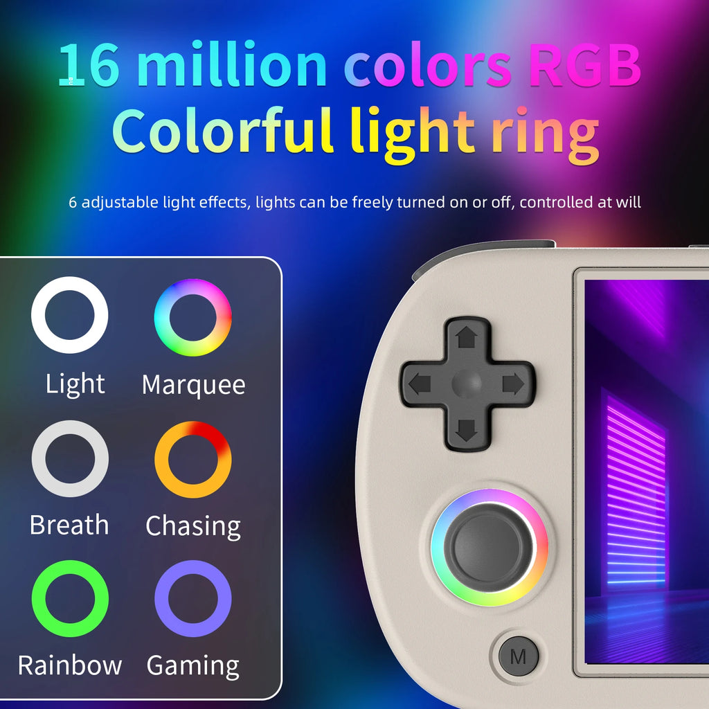 Anbernic RG40XX H 4.0” Handheld Game Console RG40XXH Retro Gaming Player 64G Preloaded 5000+ Games Portable Linux 64-bit System