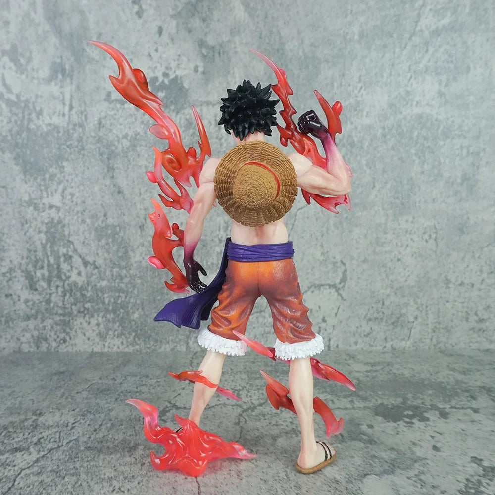 One Piece Luffy Model Anime Figures Monkey D. Luffy Flowing Cherry Action Figures PVC Anime Collection Doll Kids Toys Gift