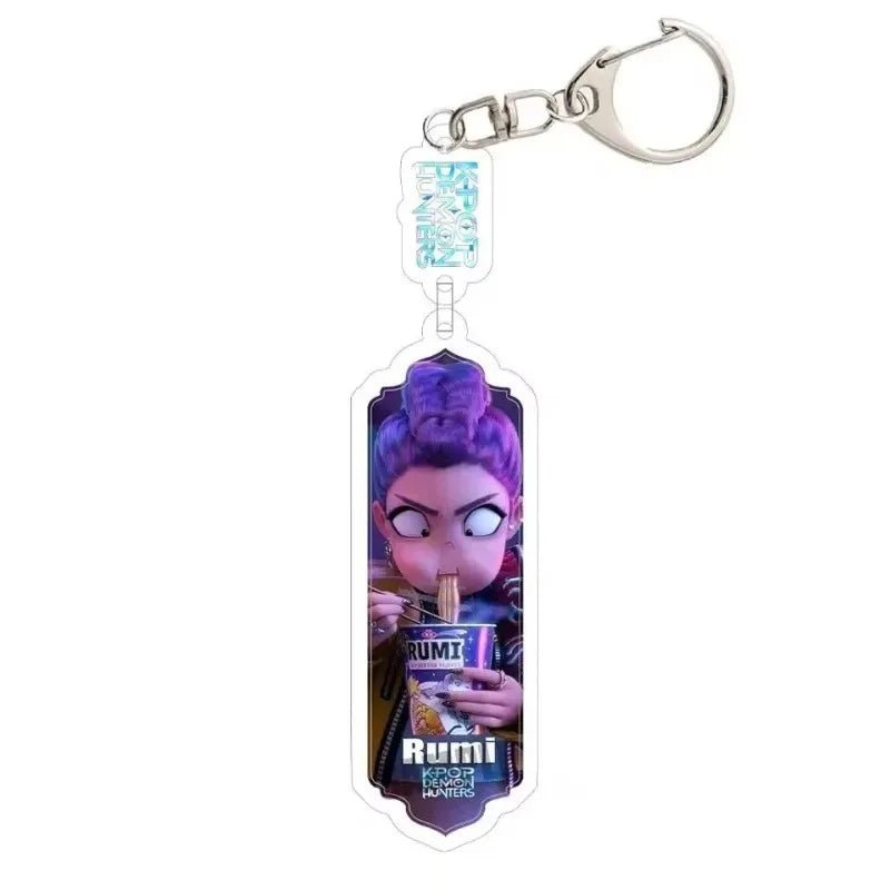 Anime Kpop Demon Hunter Stehende Marke Acryli Rumi Mira Zoey Waren Modell Stehende Marke Spielzeug Ornament Mode Wohnkultur Geschenk