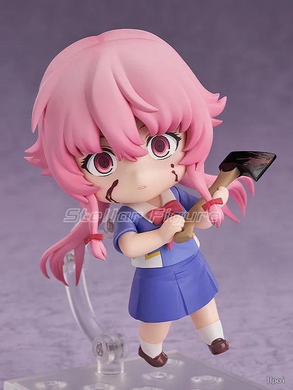 【SF】In Stock GSC Nendoron 2316 Future Diary Yuno Gasai Figures Model Collection Gift