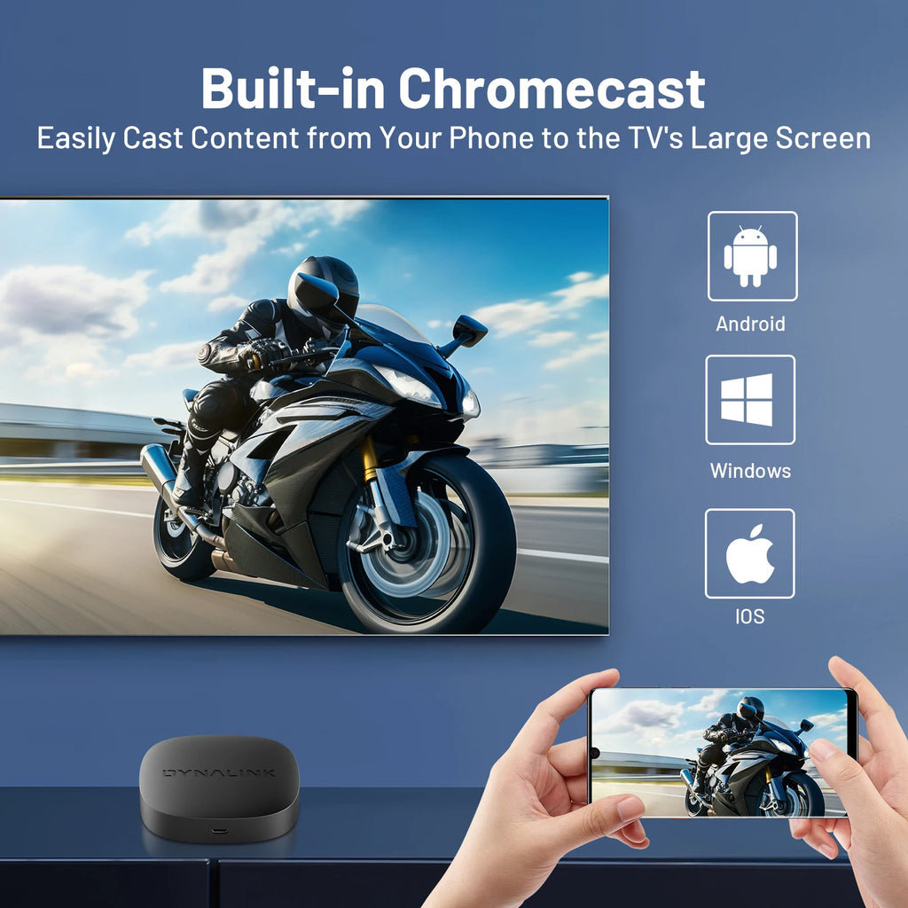 Google TV Box with Netflix 4K Streaming Media Player Certified Google TV 12.0 Support Dolby Audio 2G 16G HDR10+ Google Assistant
