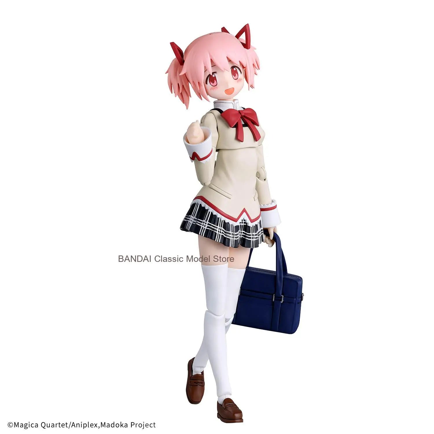 Assembly Bandai in Stock Original 30MP Madoka Magica Anime MADOKA KANAME(SCHOOL UNIFORM Ver.) Action Figures Toys Collectible