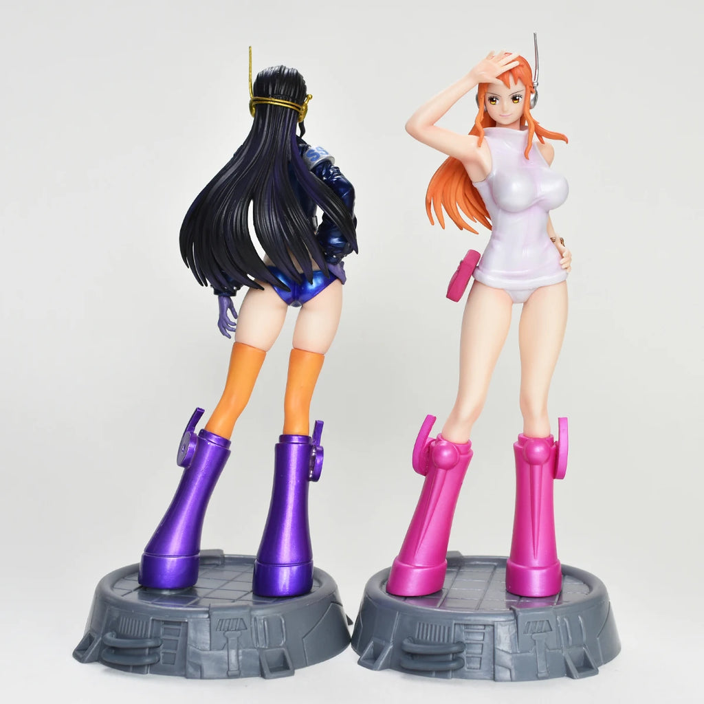 Anime One Piece Robin Nami Figure Nico Robin Nami Action Figure Collectible Statue Model Toy Gift