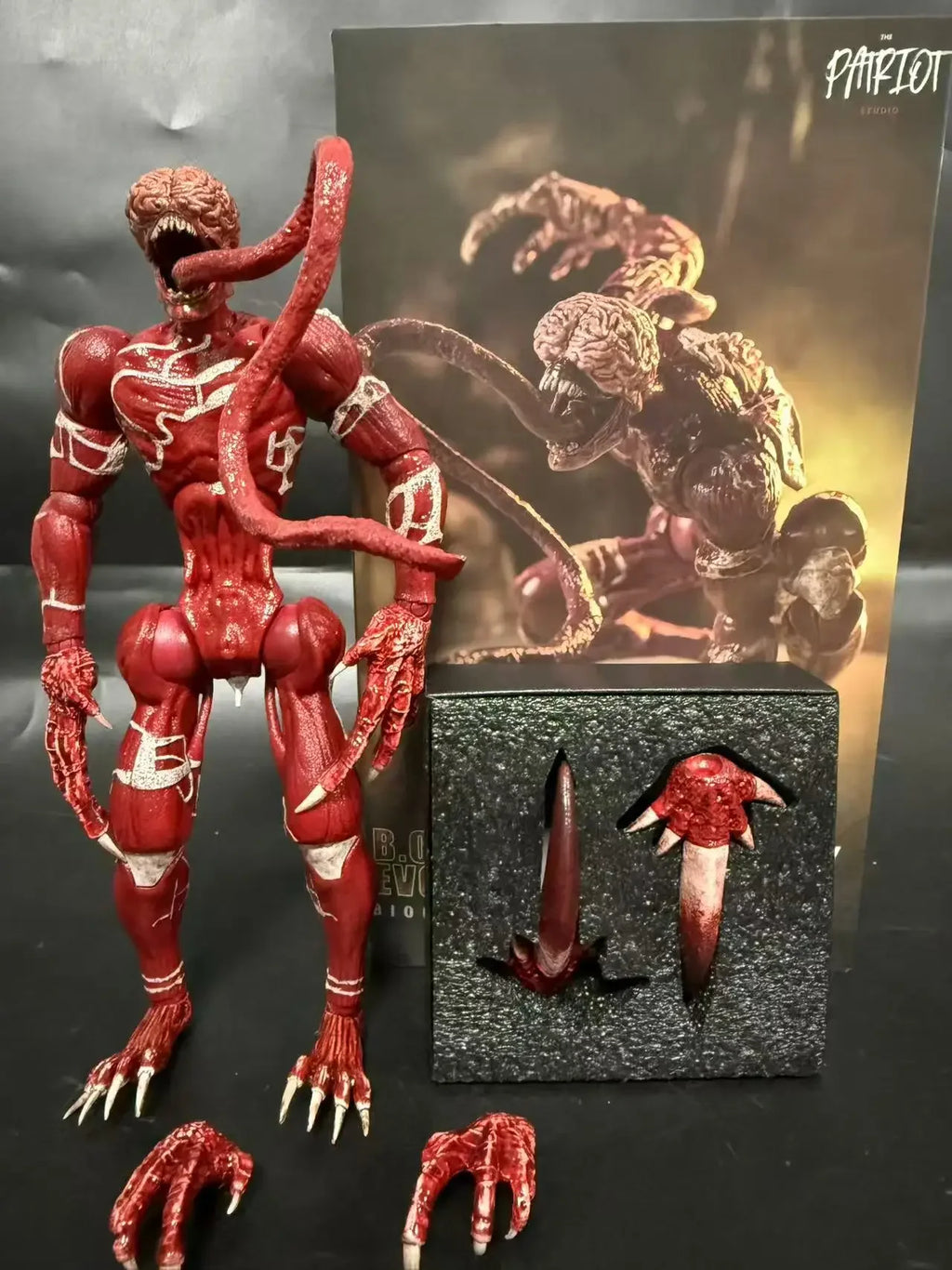 Resident Evil 6 Inch 1/12 Licker Zombie Anime Model Toys for Boys Gifts Original Box