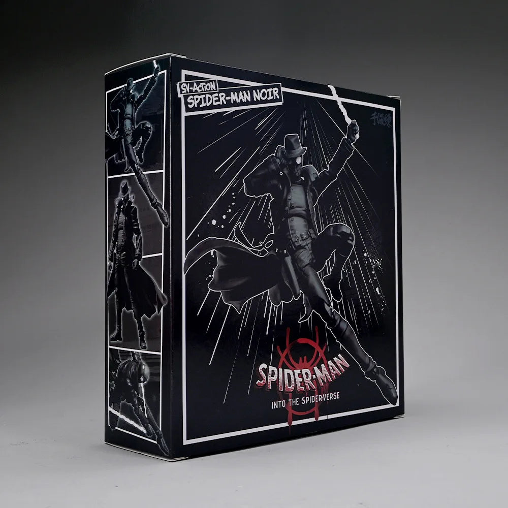 17CM black SV Action Spider-Man Noir Figure Model Collectible Toys Gift