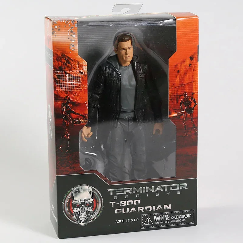 NECA Terminator 2: Judgment Day T-800 Arnold Schwarzenegger PVC-Actionfigur, Sammlermodell, Spielzeug, 18 cm