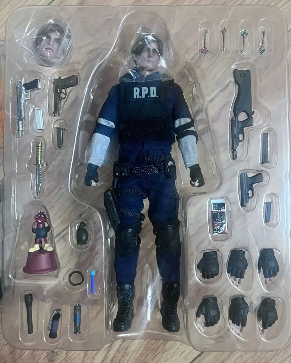 In-stock LIM TOYS Resident Evil Leon Kennedy 1/12 Action Figure Model Deluxe Reissue Collectible Gift