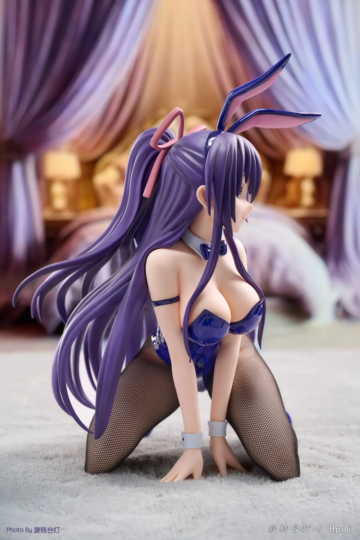 13CM Anime DATE A LIVE Yatogami Tohka FigureBunny Girl Kneeling Posture Desktop Cute Gift Collection Decoration Ornaments PVC
