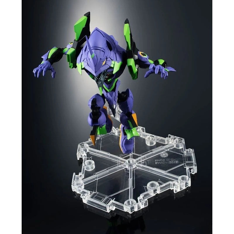 BANDAI NXEDGE STYLE EVA-01 100% Original genuine 100mm PVC Action Anime Figure Model Toys Figure Collection Doll Gift