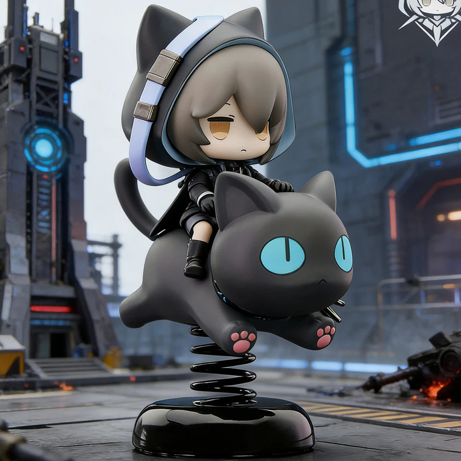 APEX-TOYS Toy Gift Arknights Happy Shake Phantom Q-version Rocking Music Anime Figure PVC Model Collectible for Boys Gift Toy