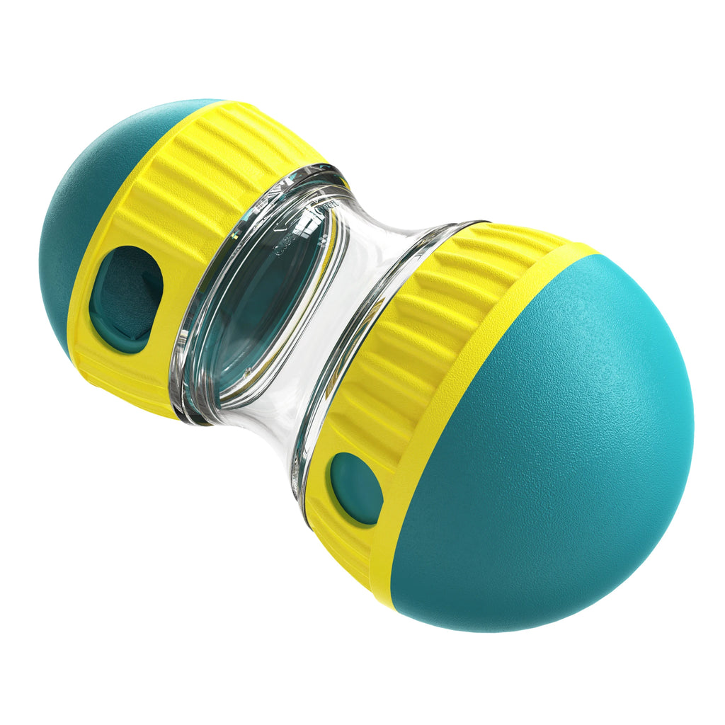 Treat Enrichment Pet Toys Slow Feeder Ball Food Dispensing Puppy Toy for Small Medium Dogs Irregular Rolling Design Dog Toys