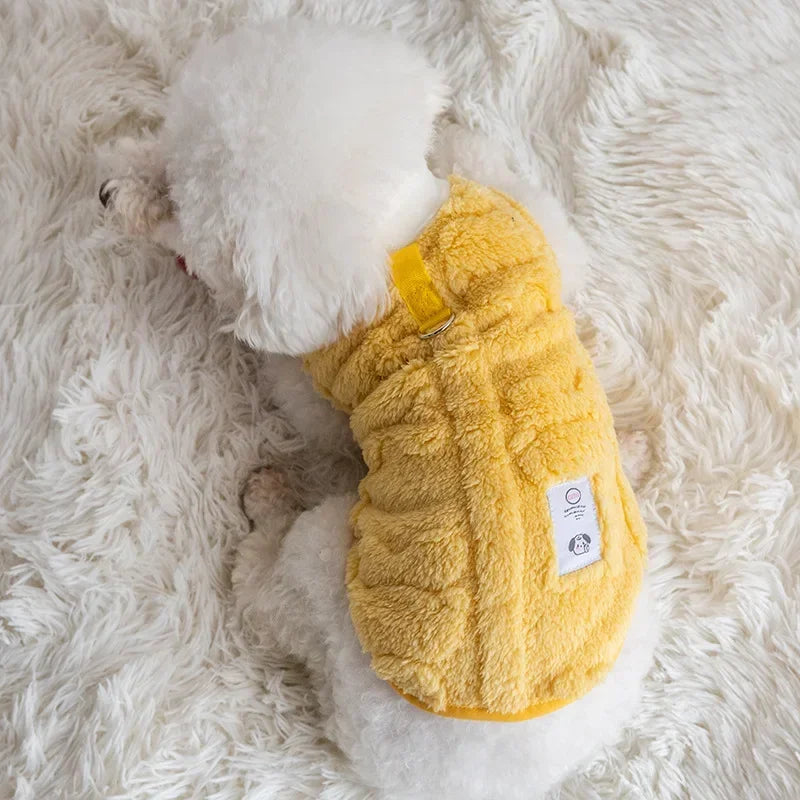 Weiche Fleece-Hundekleidung, warmer Winterpullover für Welpen und Kätzchen, Haustierkleidung für kleine Hunde, Chihuahua, Bulldogge, Bekleidungspullover für Hunde