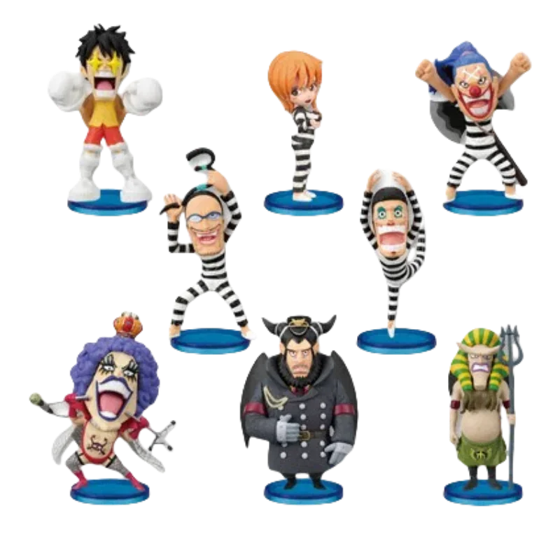 Genuine Bandai WCF ONE PIECE Prison Chapter TV11 Luffy Nami Anime Action Figures Model Figure Toys Gift for Toys Hobbies Kids