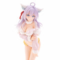 Alisa White Fox Girl Anime Figure Pvc Collectible Statue Two Dimensional Model Desktop Display Decoration Gift For Anime Lovers