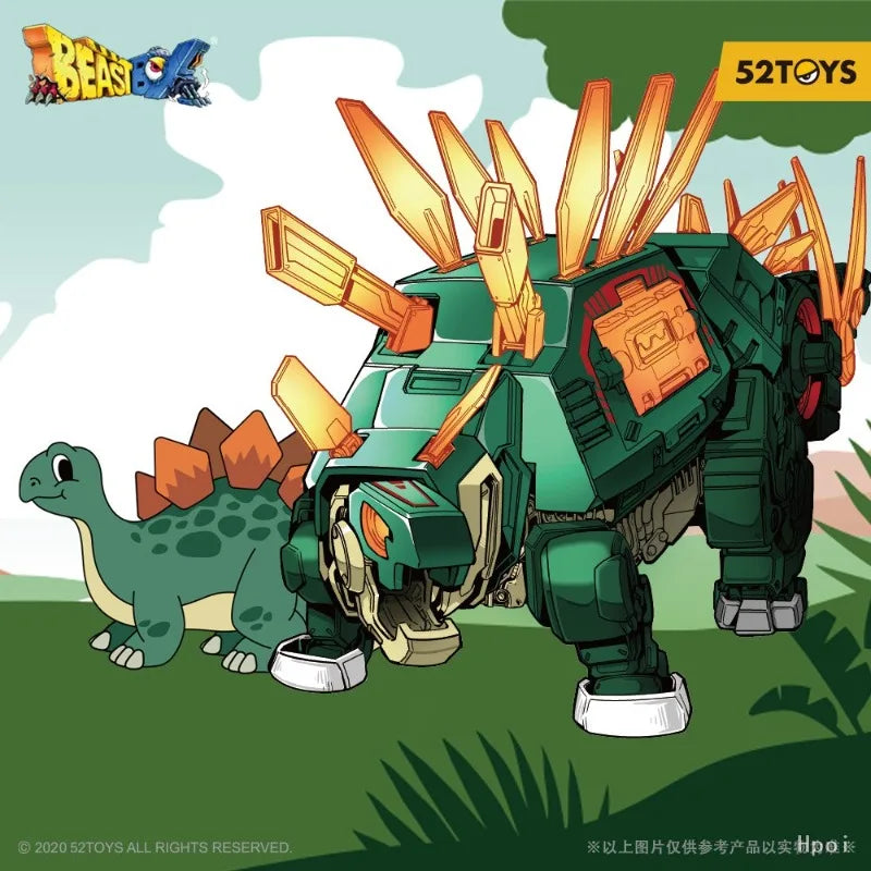 52TOYS Genuine BEASTBOX Beast Box Series BB-25CL Sword Dragon Deformed Finished Product Model Gifts for Children