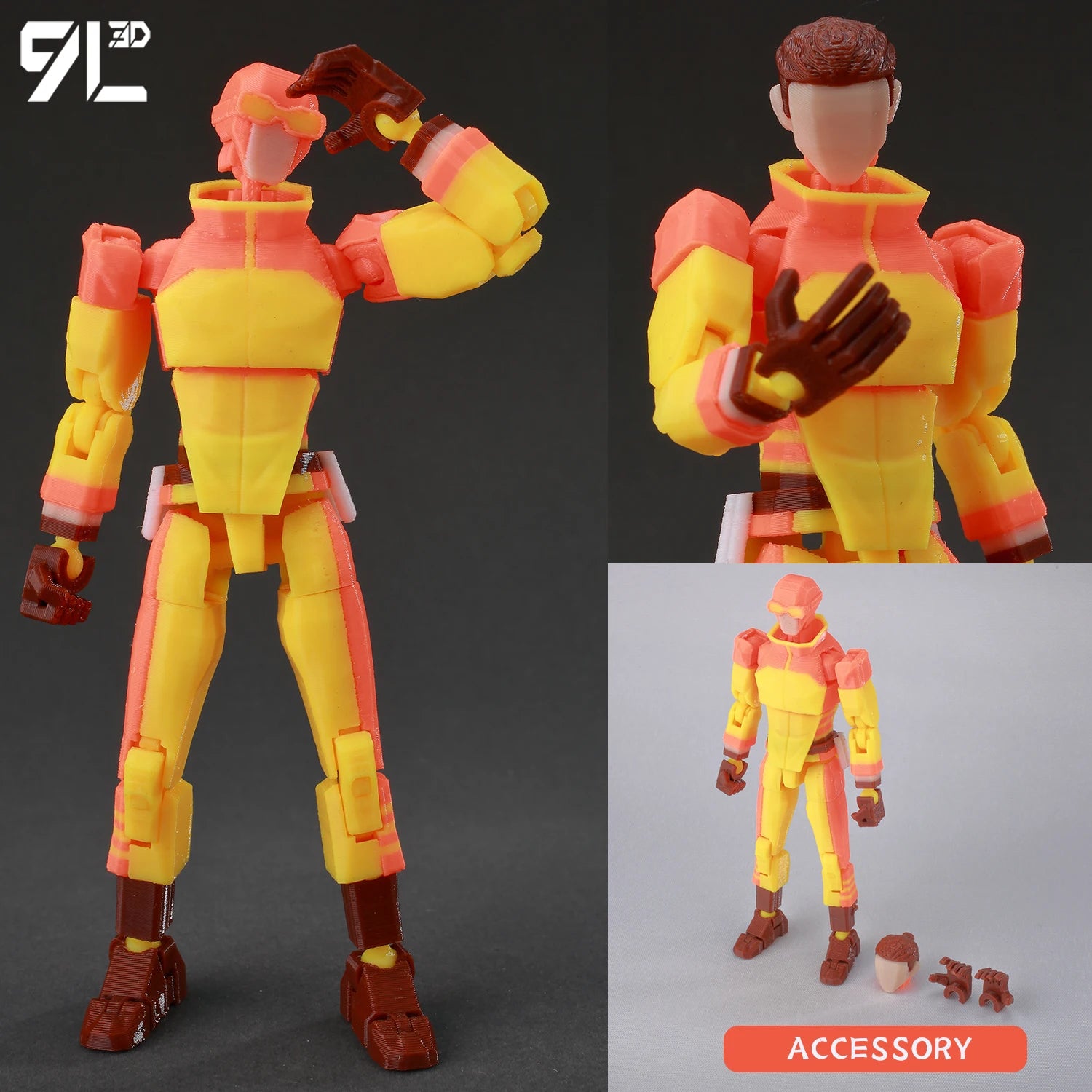 9L3D Dummy13 Unbesiegbarer Omni-Man-Verrat Anime Mehrgelenk-Shapeshift-Spielzeug Kampf-Actionfiguren Freundgeschenk Lucky Titan13