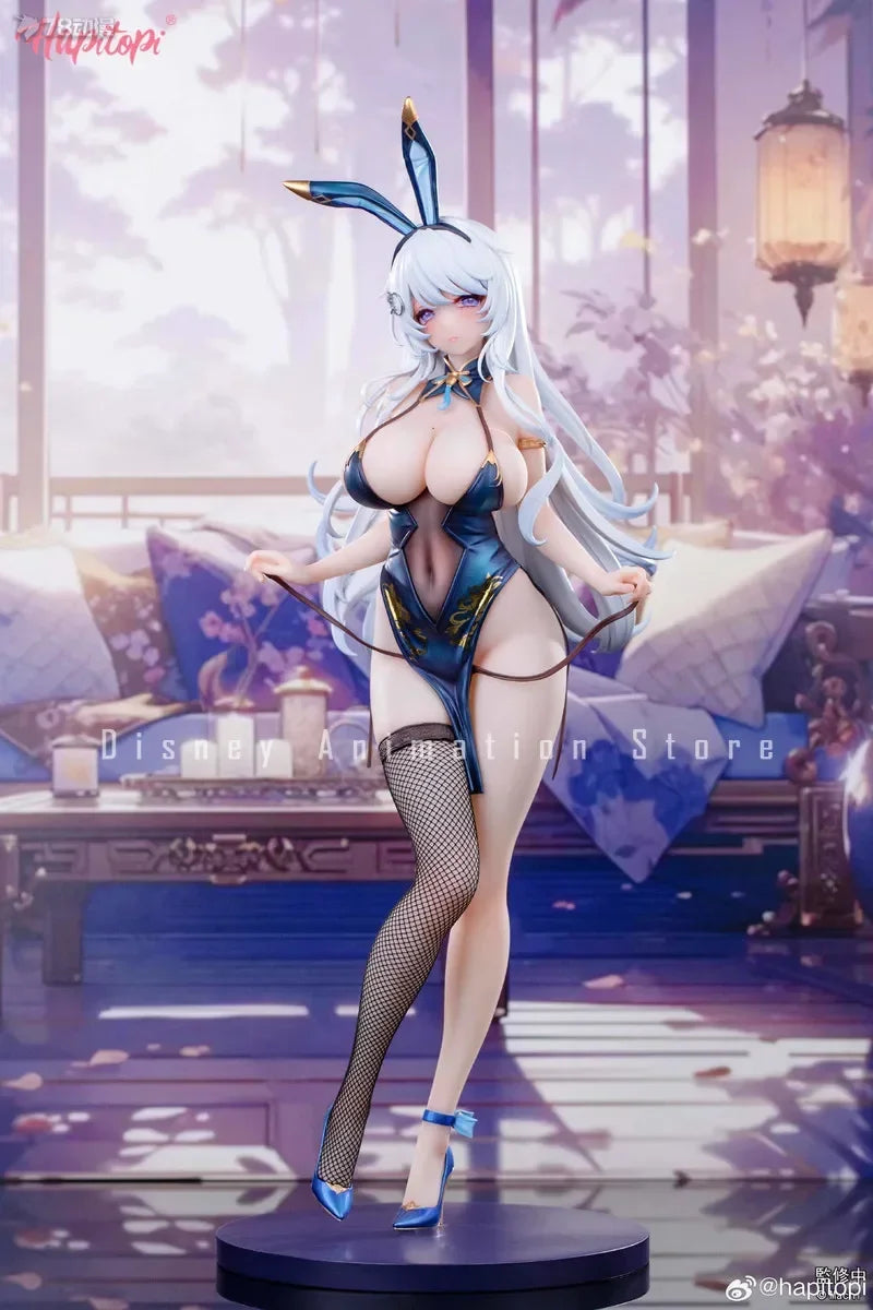 In Stock 100% Original Hapitopi Victory Bunny Girl PVC Anime Figures Ornaments Sexy Toy Decoration Kawaii Model Gift Hobby