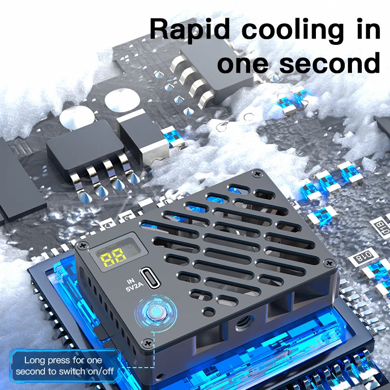 COMAN E11 Ultra Quiet Camera Cooling Fan High Speed Radiator Heat Sink Kit For DSLR Cameras 4K Video Sony Canon Nikon