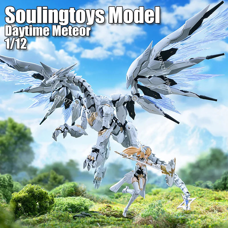 In Stock Soulingtoys Model Daytime Meteor 1/12 Dragon Mobile Suit Girl Toy Action Figure Assembly Model Kit Plastic Robot Gifts