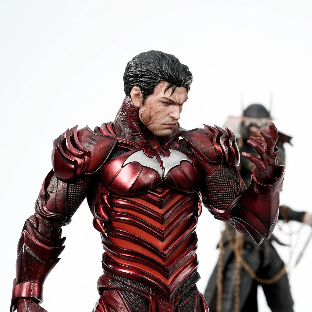 NEW LPZZ Red Death Batman Action Figure The Flash U-P-Finegures The Batman Who Laughs Dark Nights:Metal DC Figures 1/12 Toy Gift