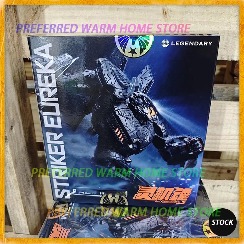 In Stock LINGJIHUN 20cm Striker Eureka Movable Model Toys Mecha With LED Optional BOX Reinforced