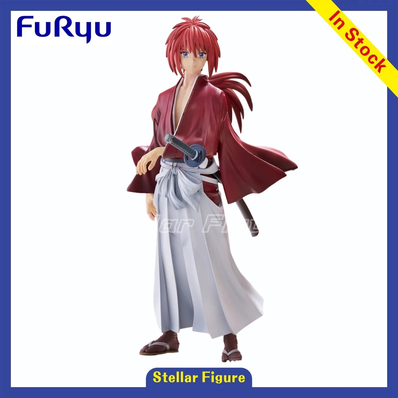 【SF】In Stock Original  Rurouni Kenshin Himura Kenshin Figures Anime Models Toys
