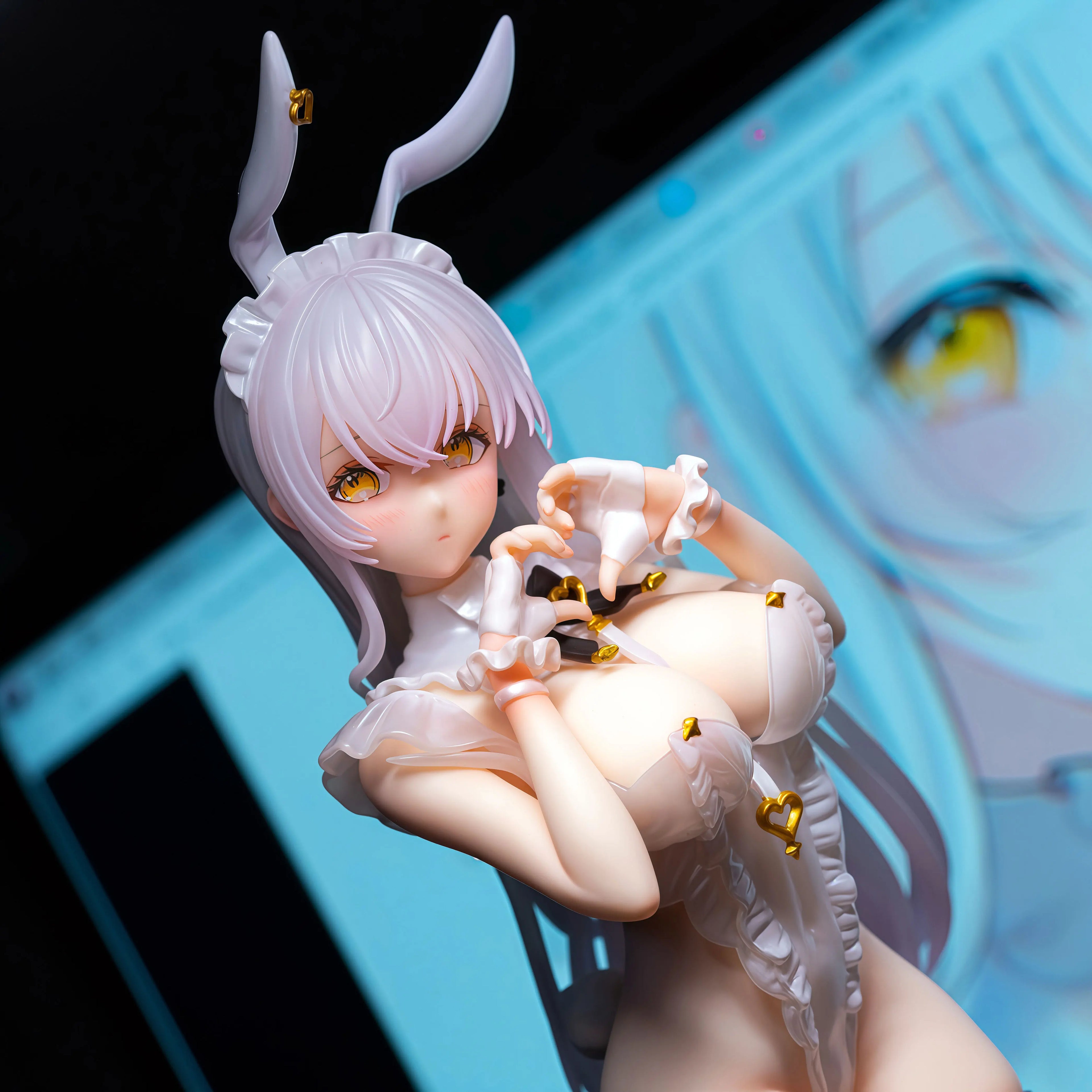 In Stock New 25cmLastZ Design Figure Lucile 1/7 Anime Bunny Girl Action Figure Toy Game Statue Adult Collection Model Doll Gift
