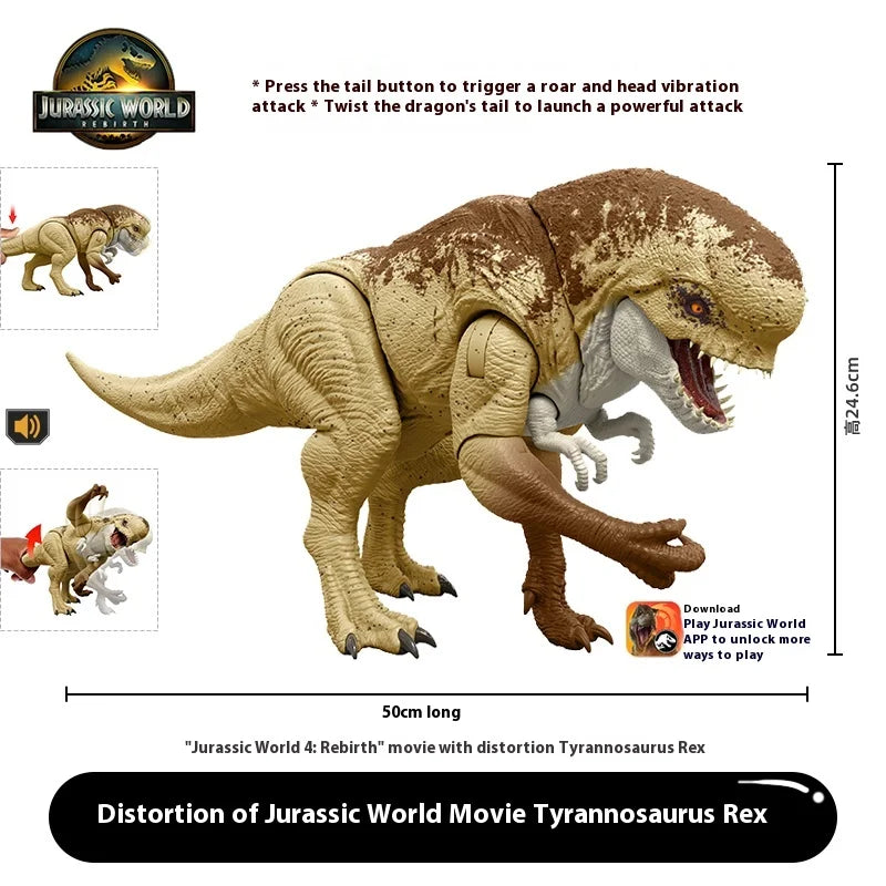 In Stock Mattel Jurassic World: Rebirth 4 Spinosaurus Action Figure Model Simulated Dinosaur Model Toys Children'S Birthday Gift
