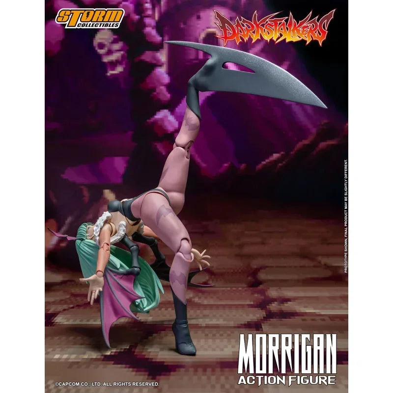 Original Storm Toys Darkstalkers Morrigan Aensland in Stock Figure Model Collection Toy Gift