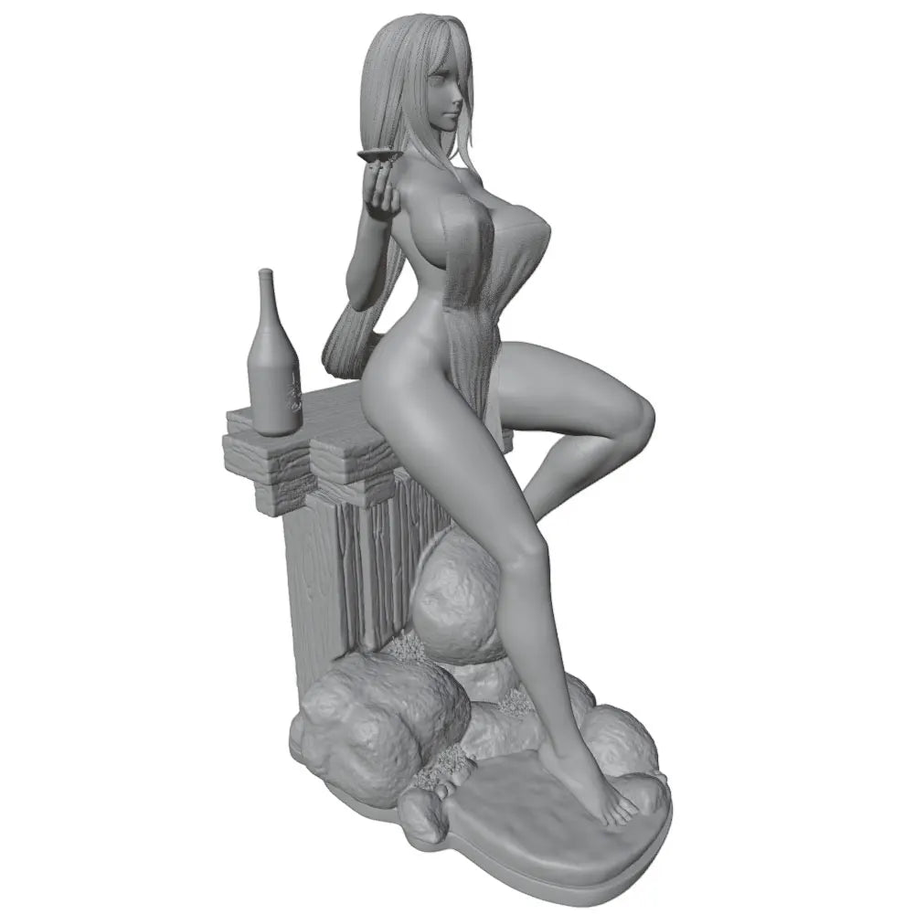 75mm100mm120mm150mm Anime Character Statue GK Miniature 3D Printed Gray Model Figurine DIY Doll Model Unassembled And Unpainted