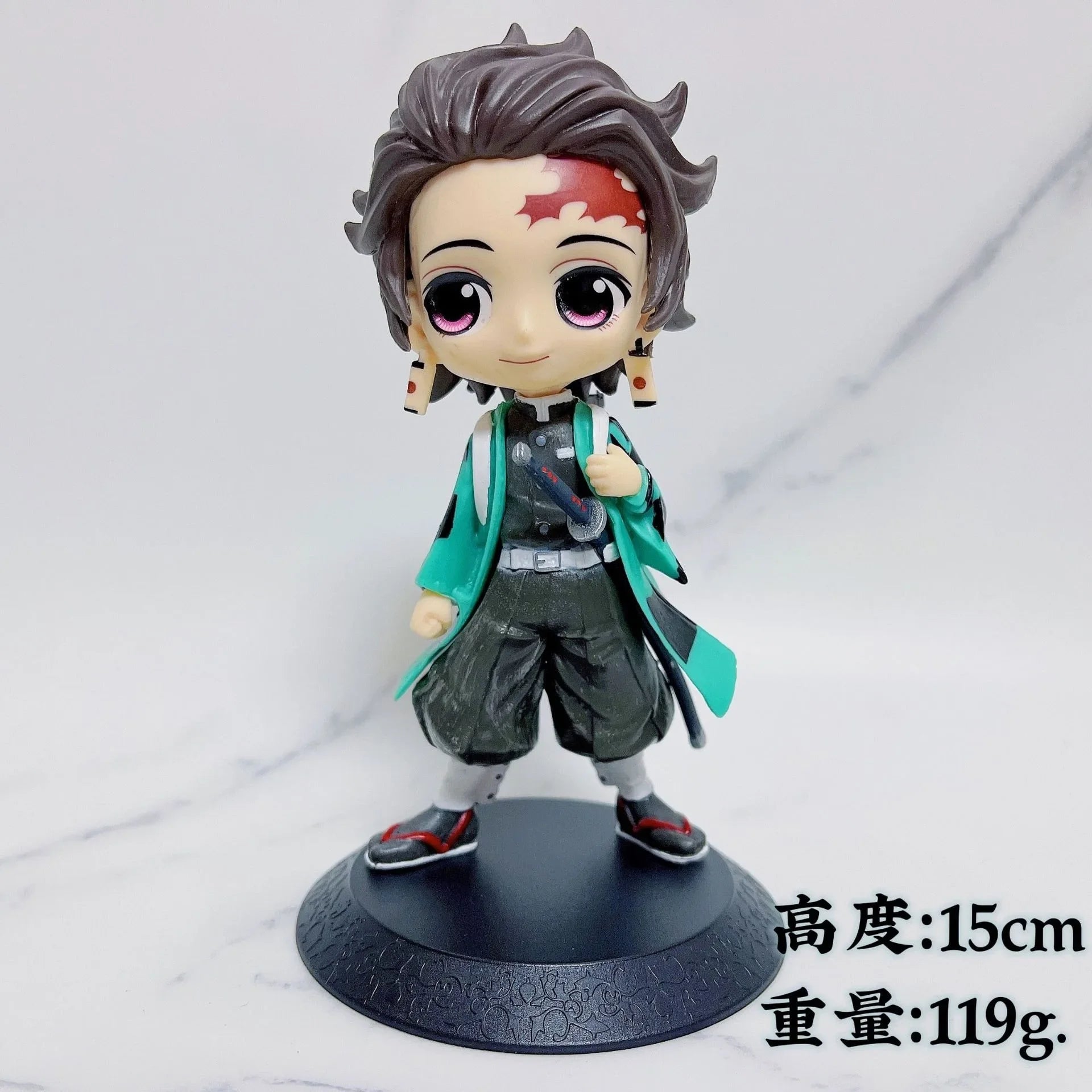 Anime Demon Slayer Action Figurine Kimetsu No Yaiba Figure Kamado Tanjirou Nezuko Agatsuma Zenitsu PVC Model Doll Toys