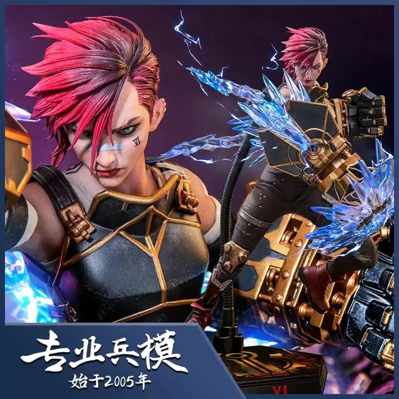 In Stock Original Hottoys Ht Tms138 1/6 Scale Vi Action Figure Arcane League Of Legends Collectible Model Toy Gift For Fans