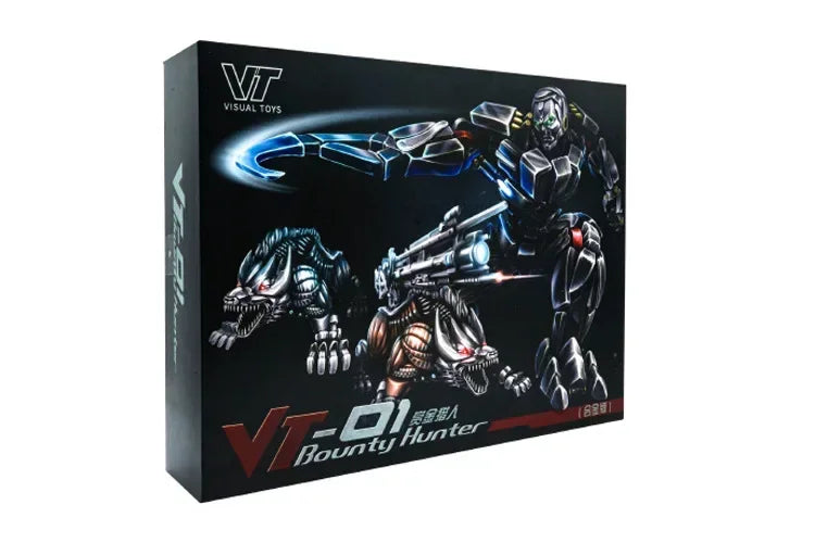 In Stock Transformation Toys VT01 VT-01 Lockdown Black Alloy Version With Double Dogs Movie Version Robot Action Figures Dolls
