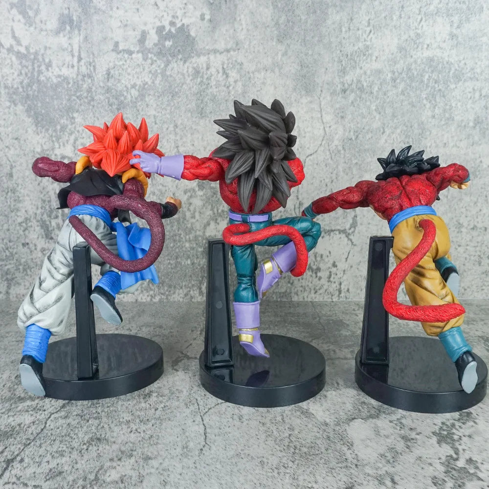 Hot Dragon Ball GT Anime Figure SUPER SAIYAN 4 Gogeta Action Figure Toys for Boys Girls Kids GiftS Collectible Model